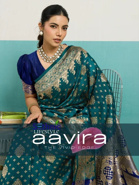 Aavira By Sethnic Banarasi Silk Wedding Wear Saree Suppliers In India
